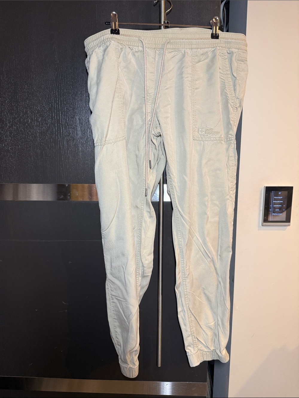 Jack Wolfskin Light Beige Women's Casual Jogger Trousers